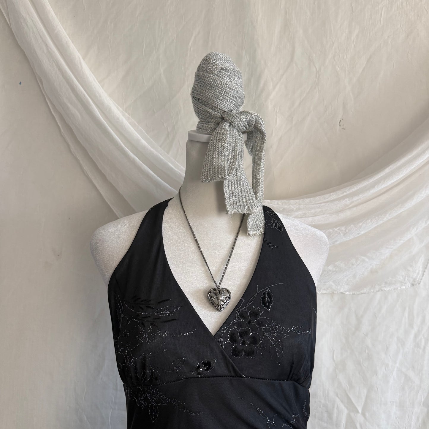 2000s Taboo glittery flower dress