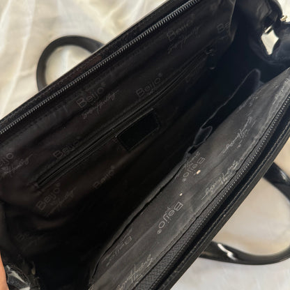 Black everyday shoulder bag