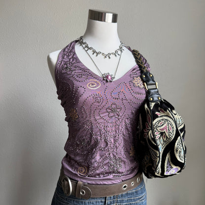 LEI grommet stud belt