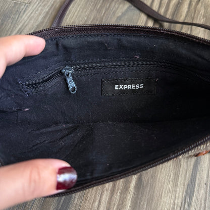 Express brown shoulder bag