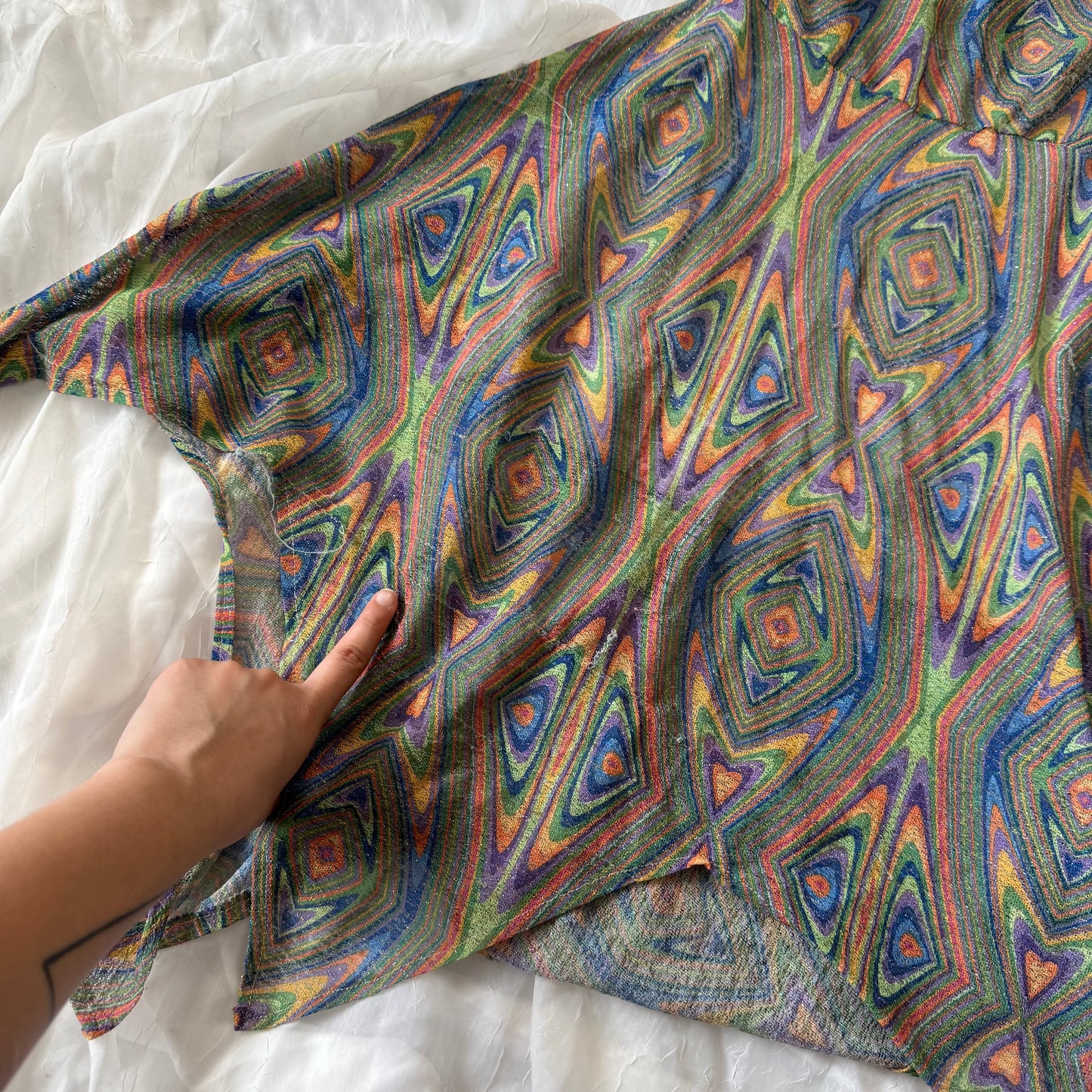 Swirly boho fairy dress