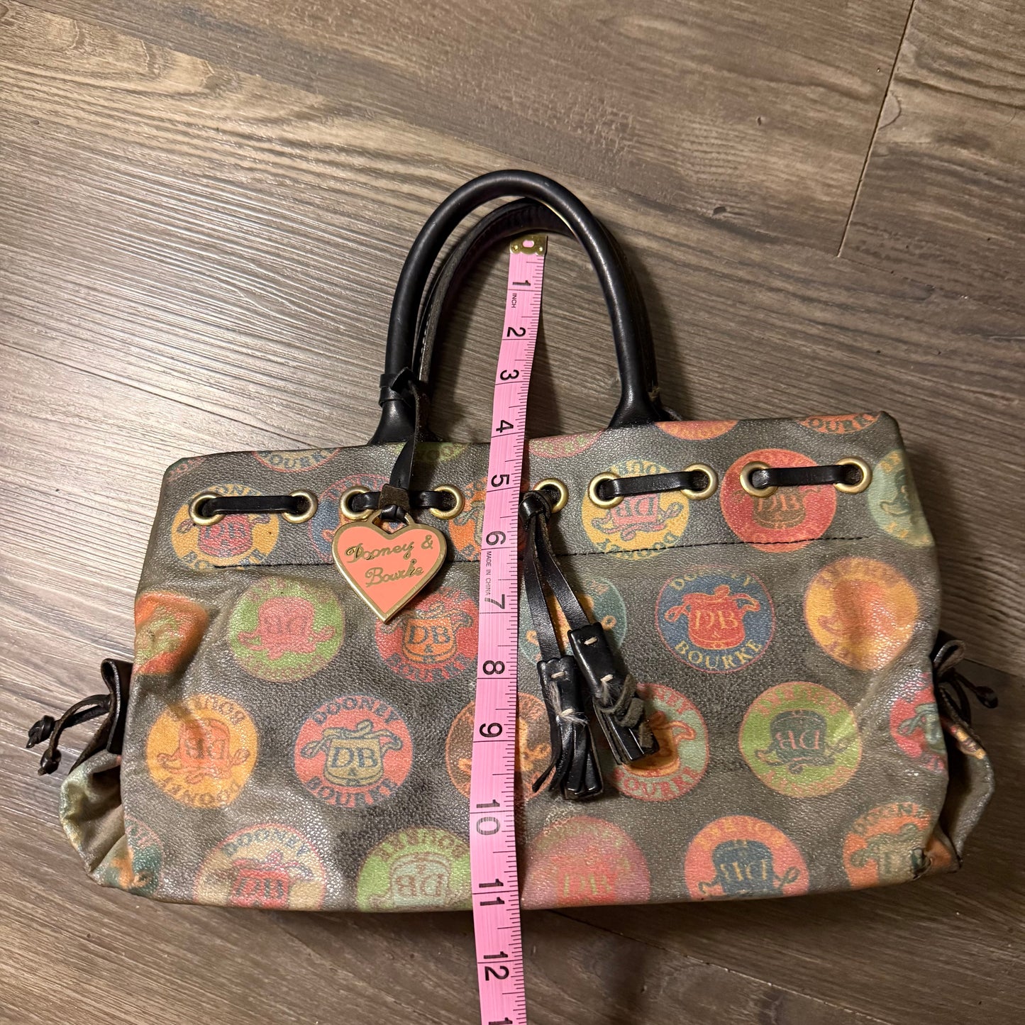 Dooney & Bourke circle logo handbag