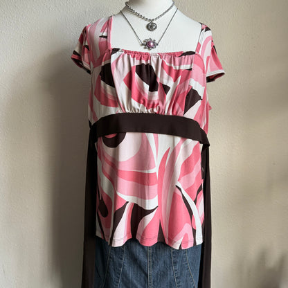 Abby’s swirl babydoll top