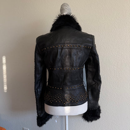 Vintage Cache studded jacket