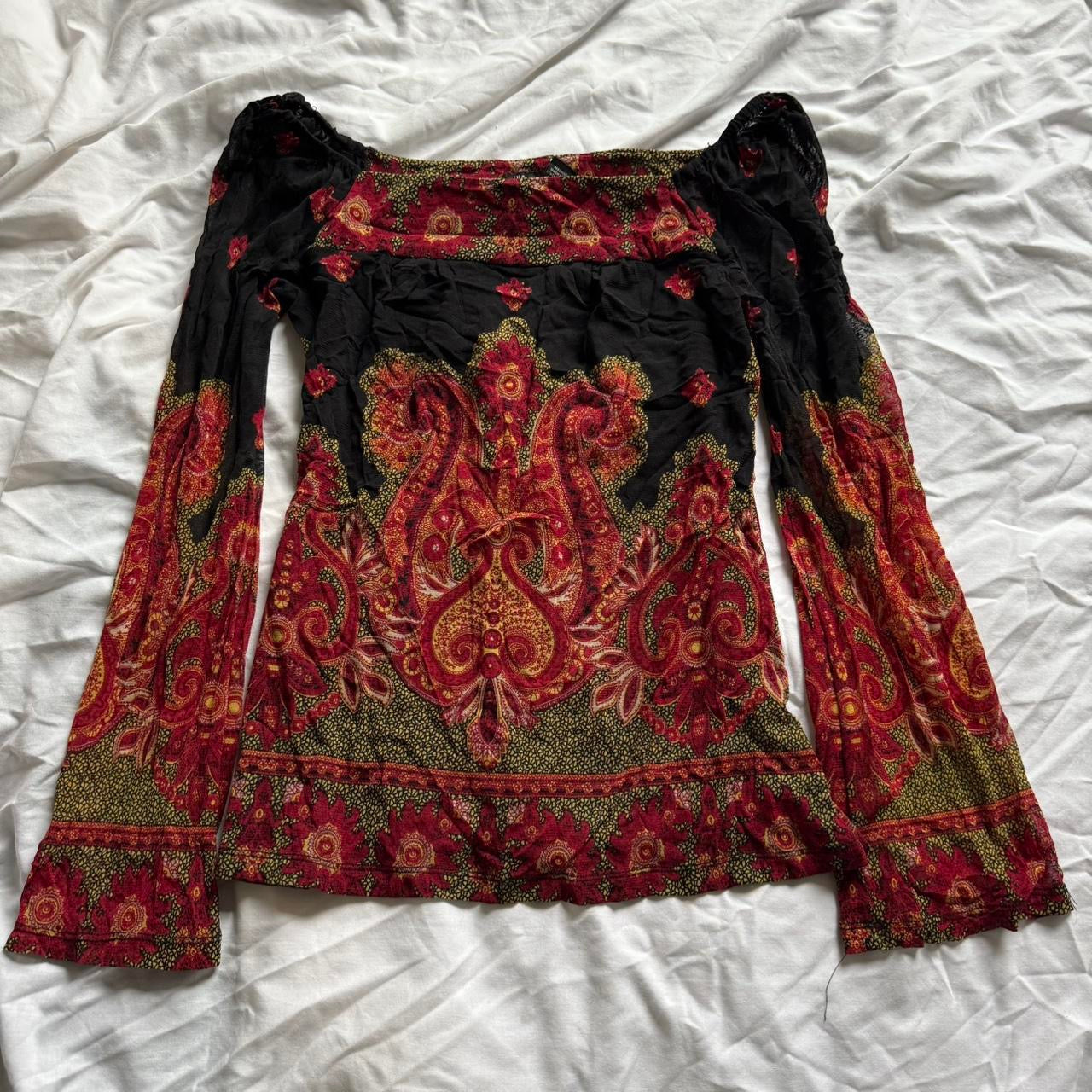 INC international boho longsleeve