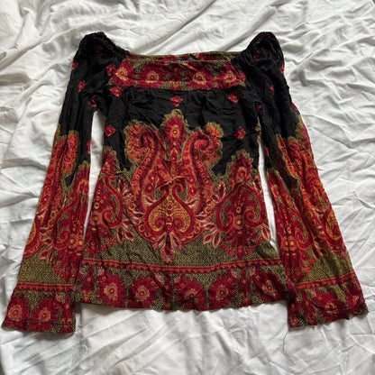 INC international boho longsleeve