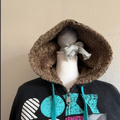 Roxy faux fur zip up