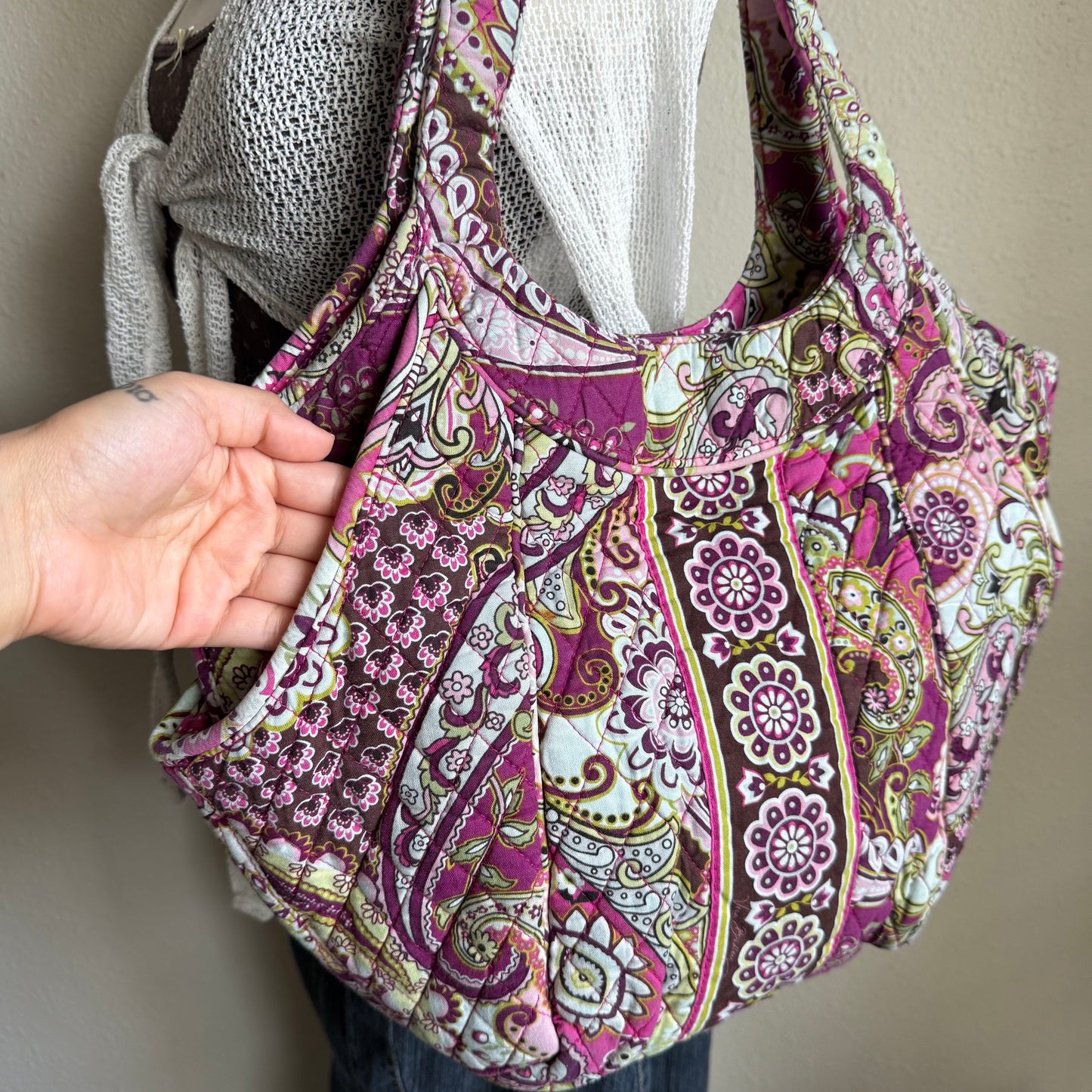 Vera Bradley paisley shoulder bag