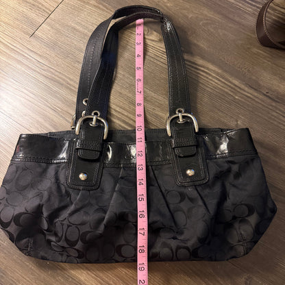 Black Coach shoulder bag