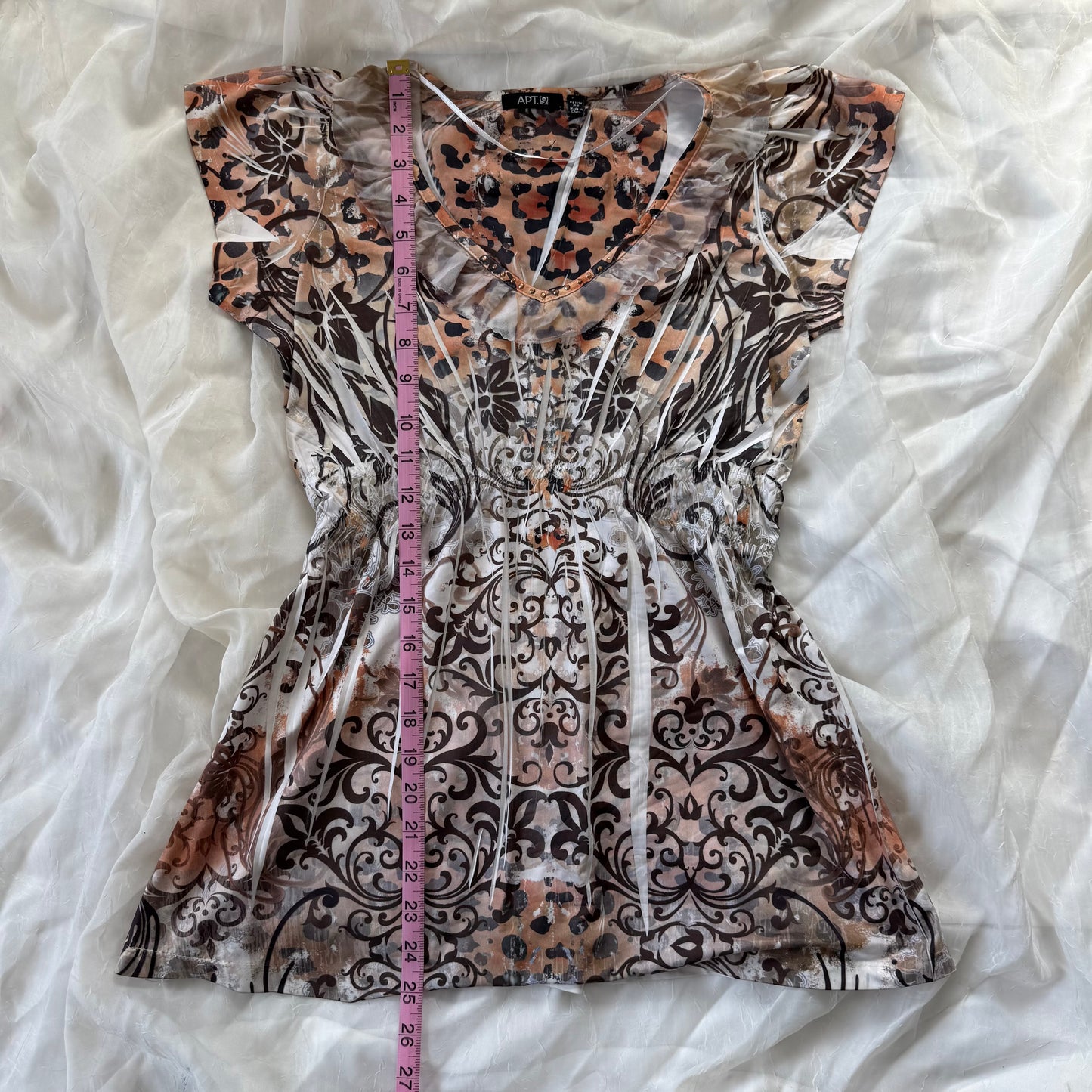 mcbling cheetah print top