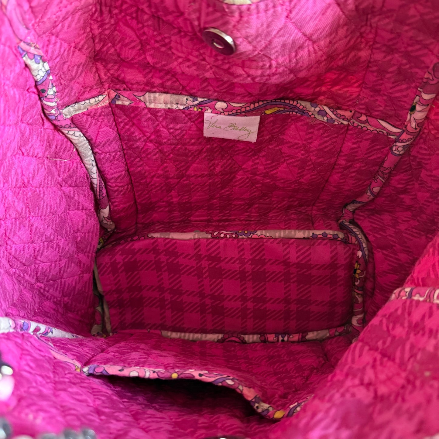 Vera Bradley pink paisley shoulder bag