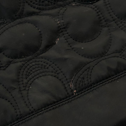 Coach quilted nylon shoulder bag