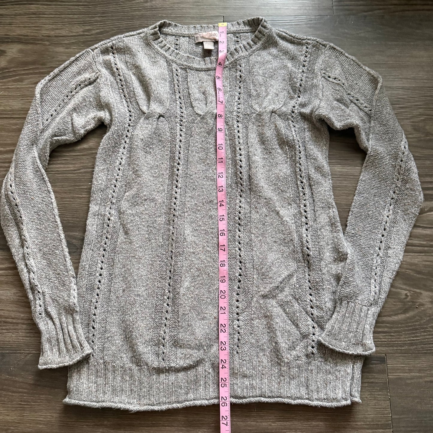 Knitted grey indie sweater