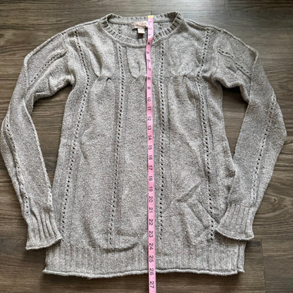 Knitted grey indie sweater