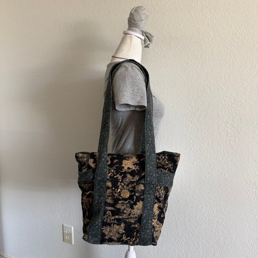 Japanese shoulder tote bag