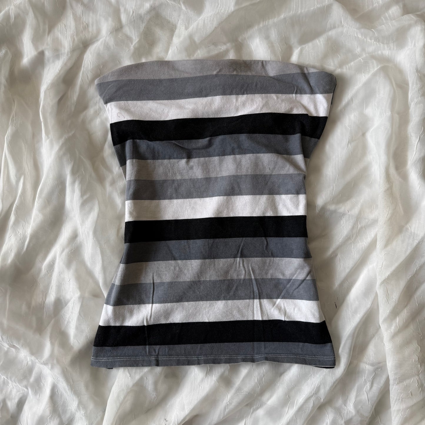 Striped tube top