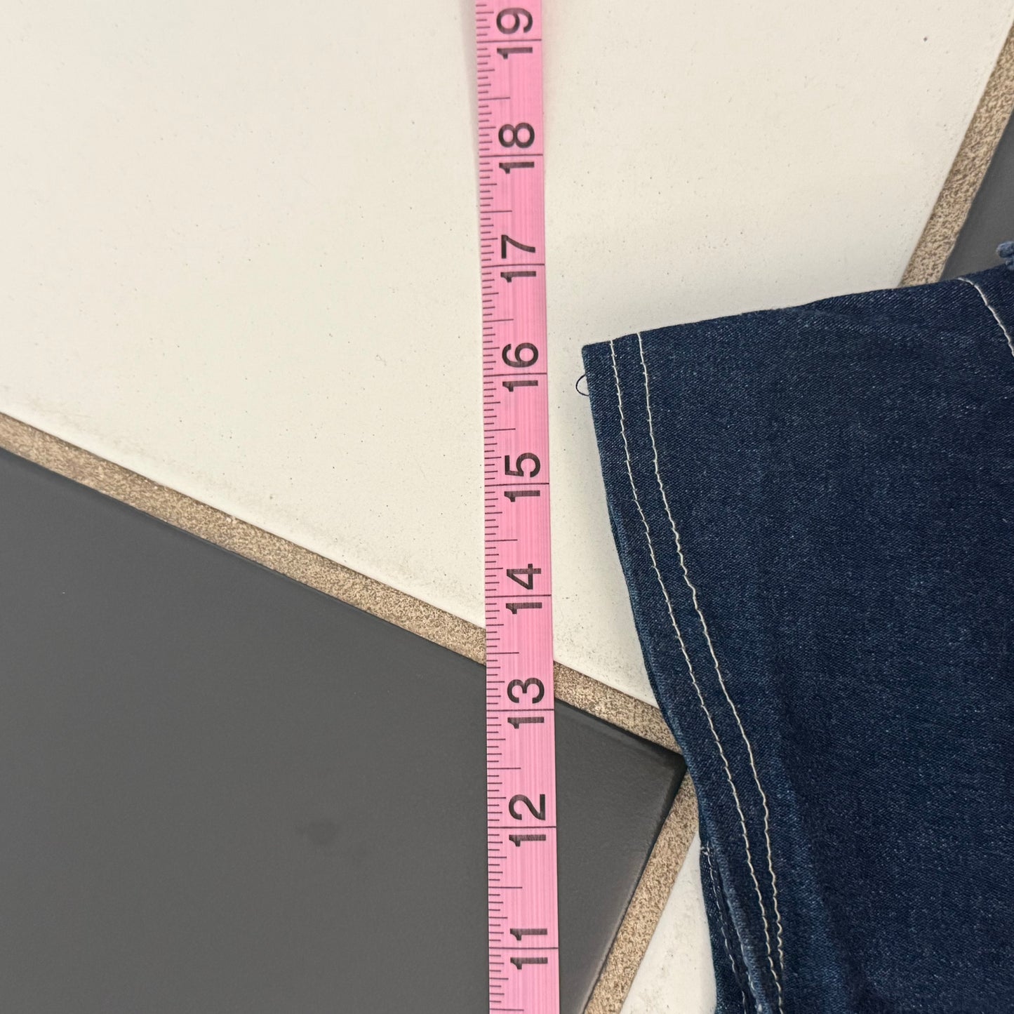 Zoey Beth denim fitted maxi skirt