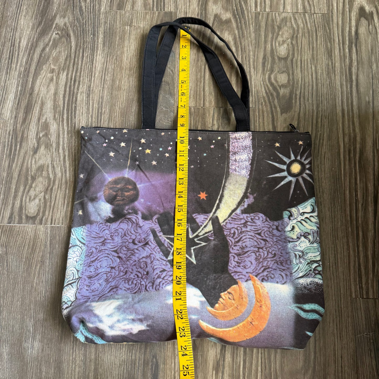 Crystal celestial shoulder bag