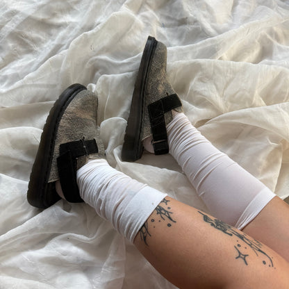 Doc marten acid wash mules
