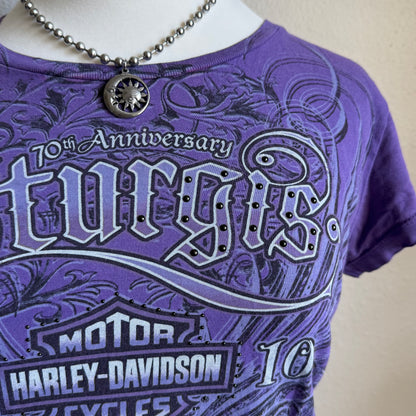 Sturgis Harley Davidson purple top
