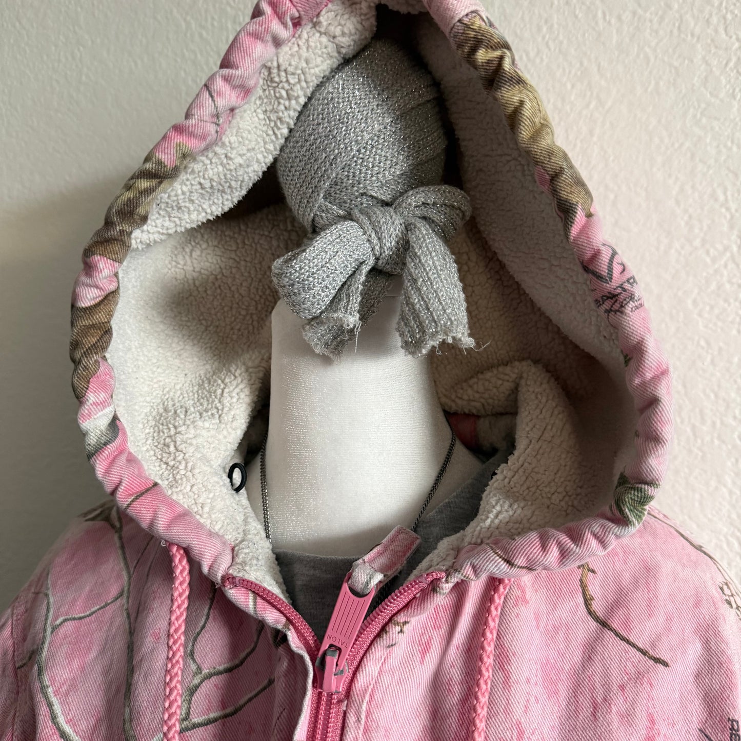 Pink camo workwear jacket