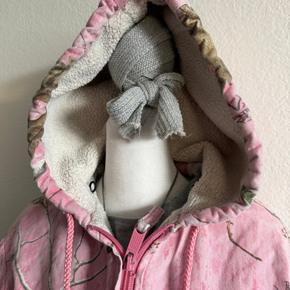 Pink camo workwear jacket