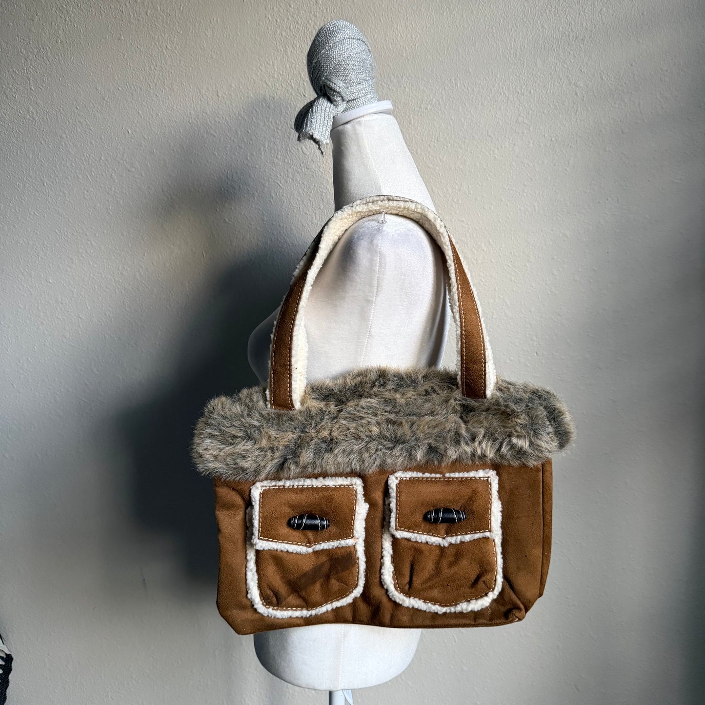 Bath & Body Works faux fur shoulder bag