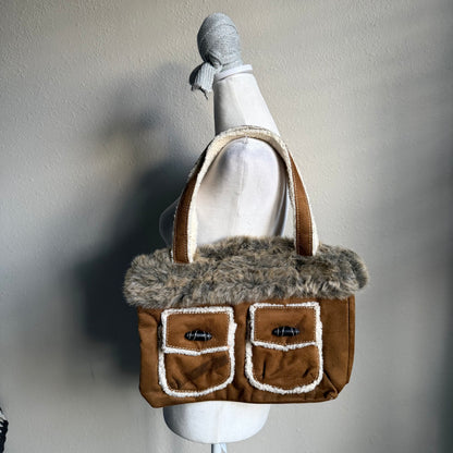 Bath & Body Works faux fur shoulder bag