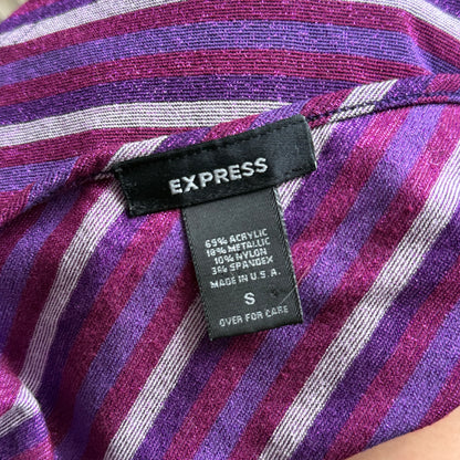 2000s Express striped halter top