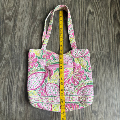 Vera Bradley pinwheel pink shoulder bag