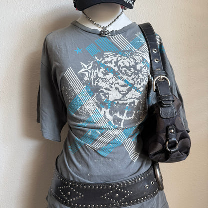 No Boundaries y2k tiger tee