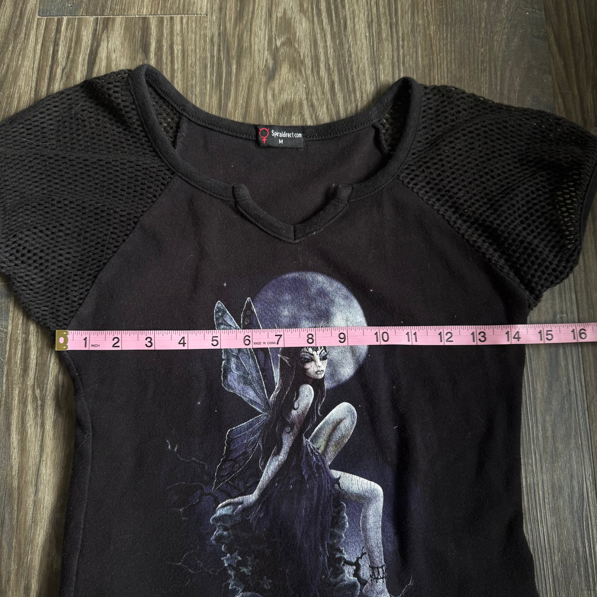 Spiral Fairy gothic top