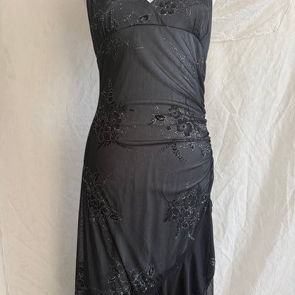 2000s Taboo glittery flower dress