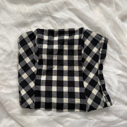 Checkered tube top