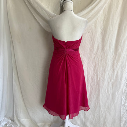 2000s bubblegum pink ruffle dress