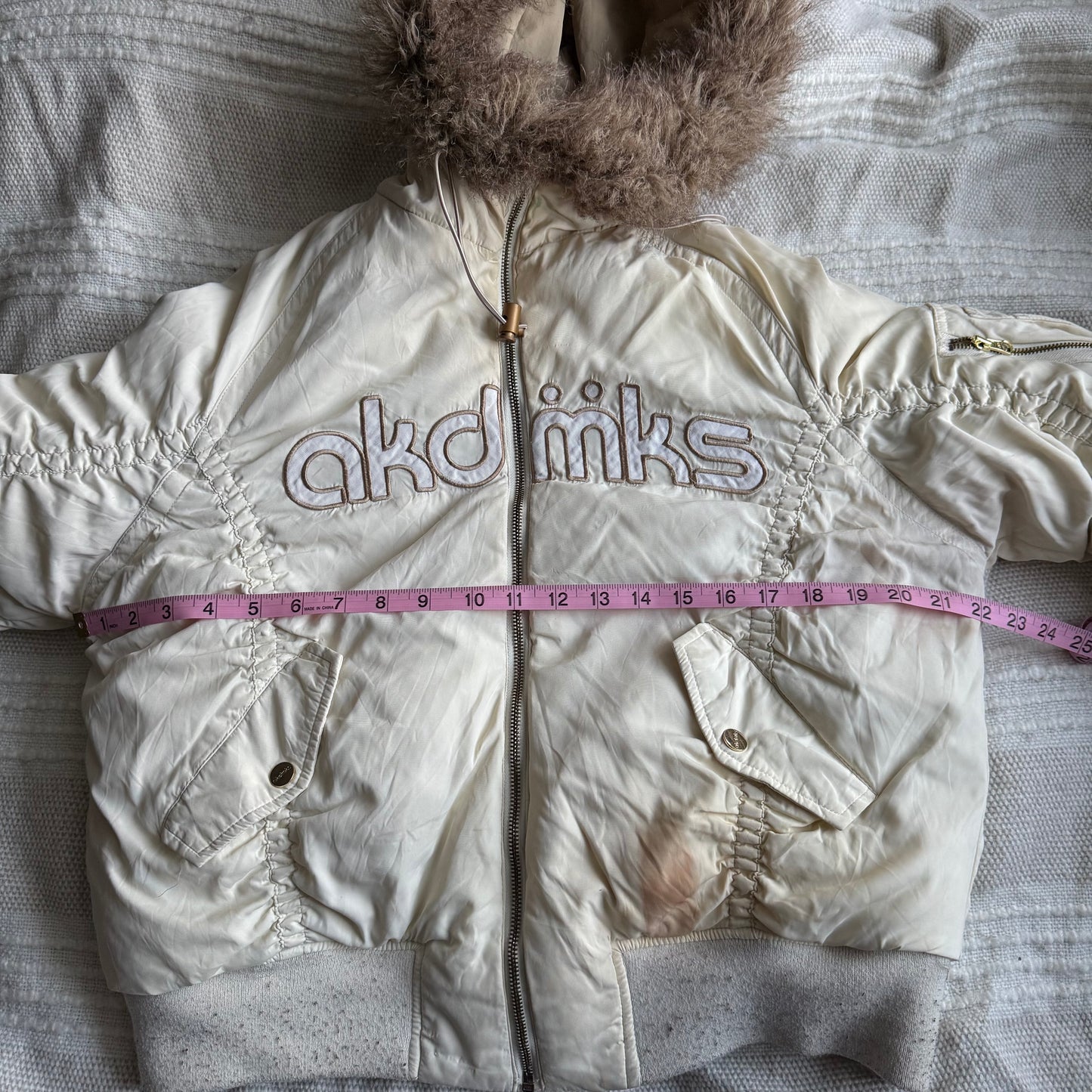 AKDMKS reversible puffer jacket