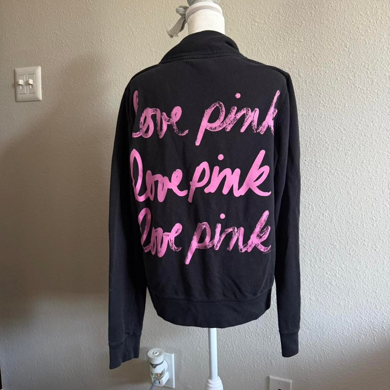 Love Pink quarter zip sweatshirt