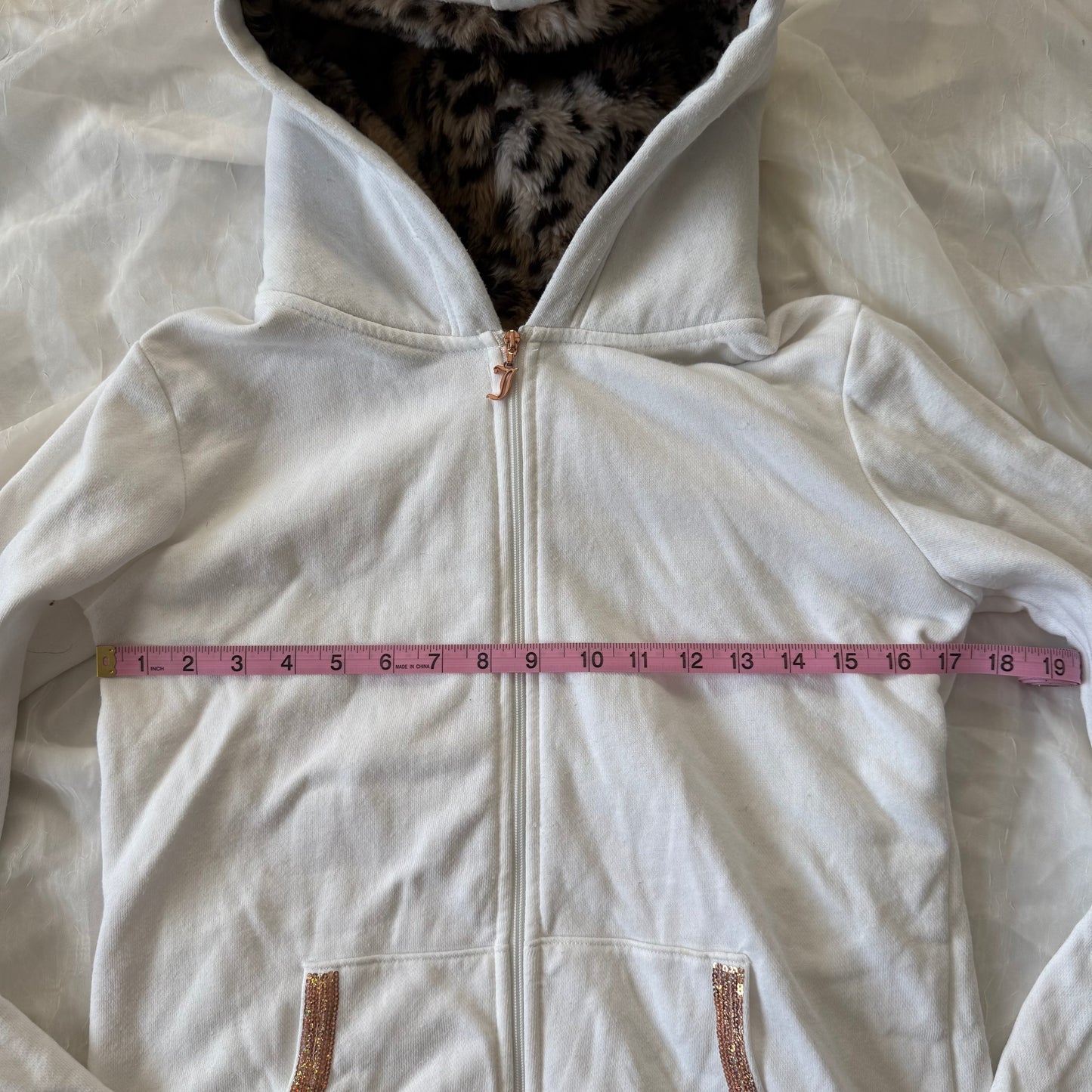 Juicy Couture fur zip up