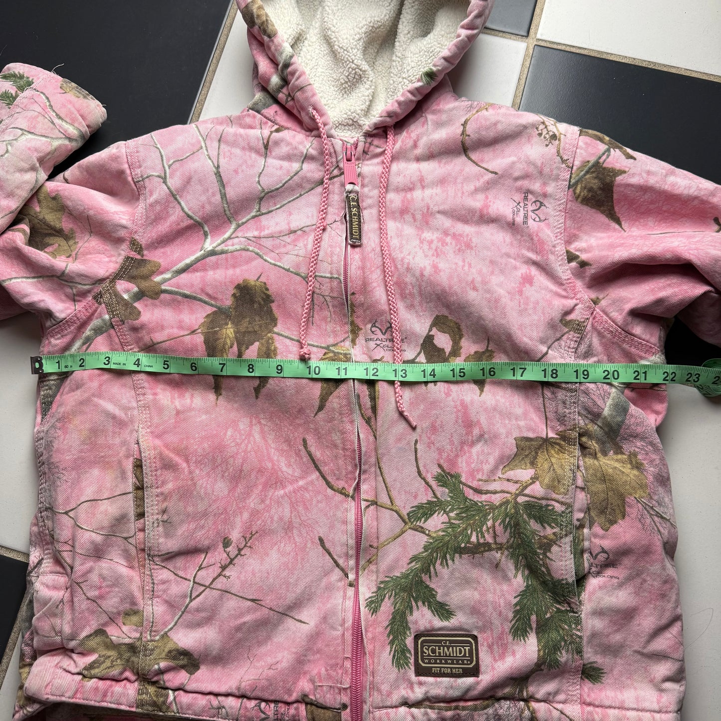 Pink camo workwear jacket