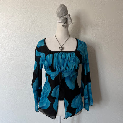 Flower fairy sleeve top
