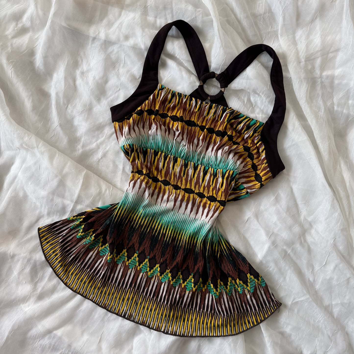 Brown fairy printed cami