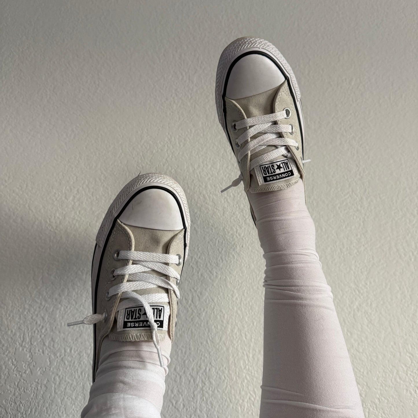 Converse mary jane slip ons