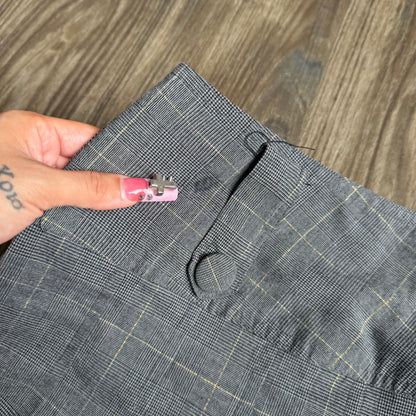 Office siren plaid skirt