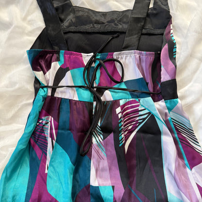 Abstract retro cami top