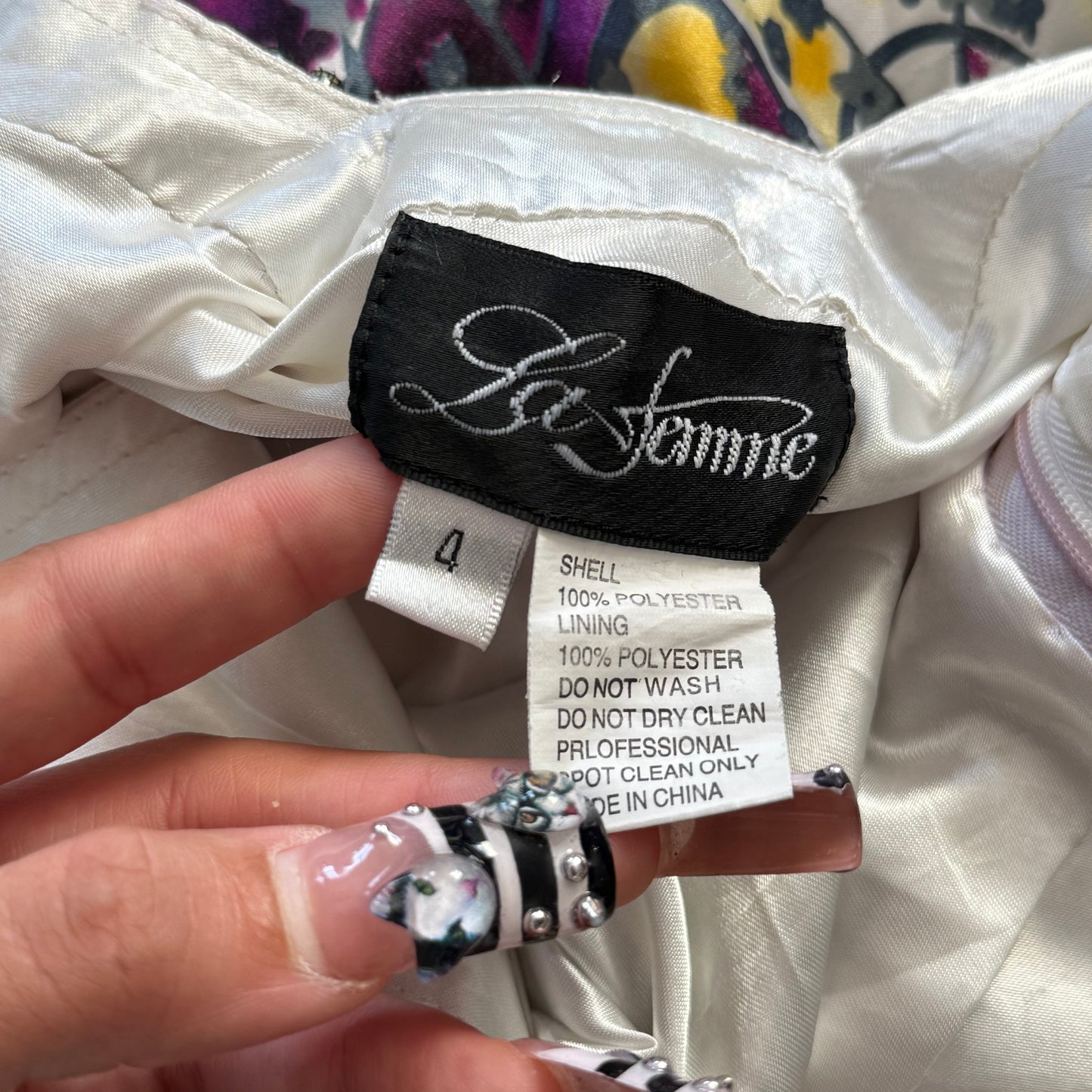 La Femme paisley fairy summer dress