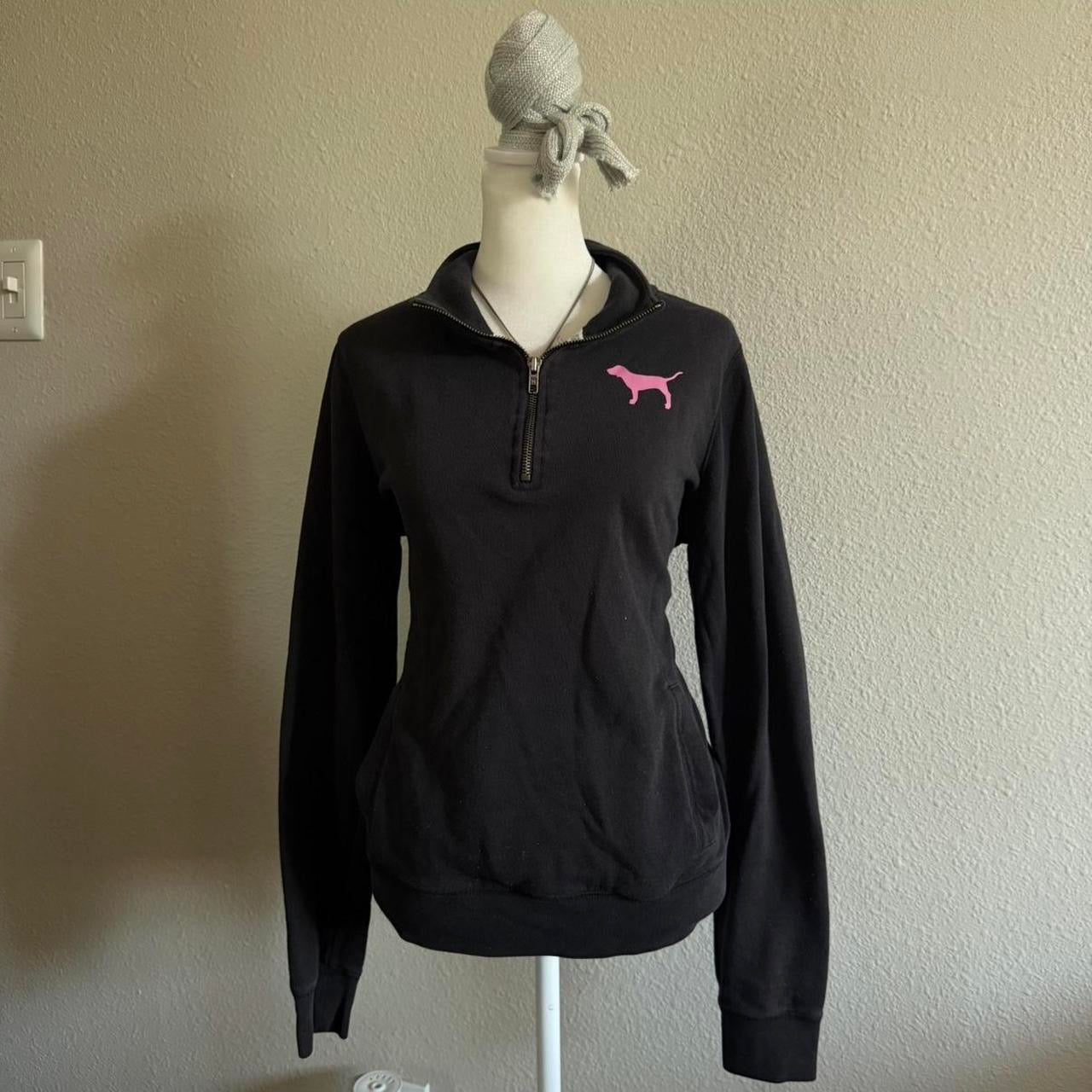 Love Pink quarter zip sweatshirt