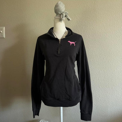 Love Pink quarter zip sweatshirt