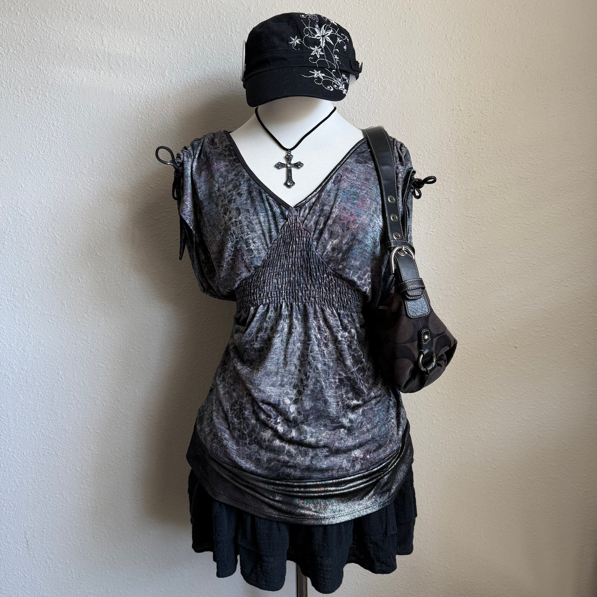 Y2K Tuscan mom top