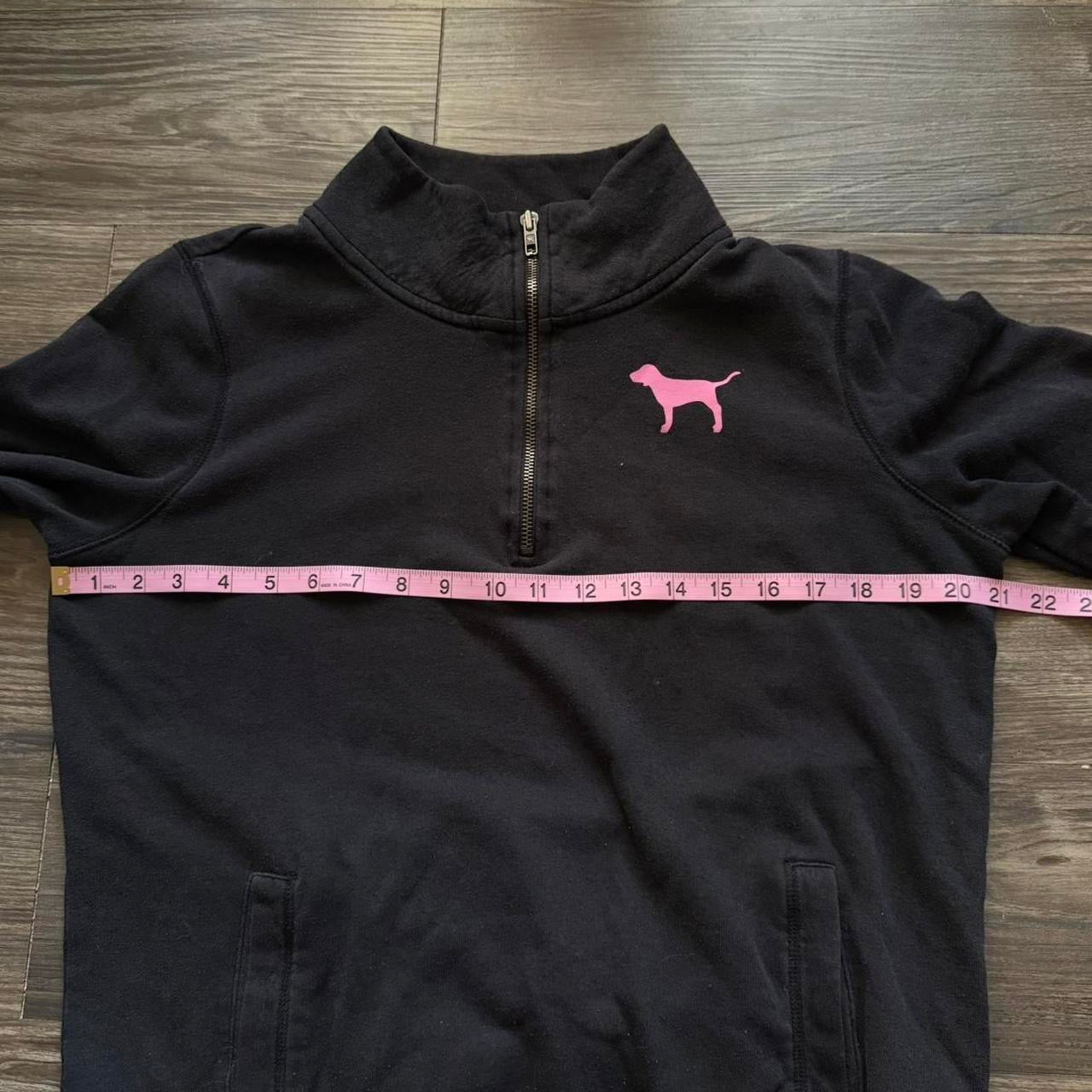 Love Pink quarter zip sweatshirt