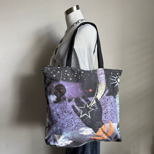 Crystal celestial shoulder bag